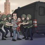 استياء واسع في المغرب بعد توقيف أب يحمل رضيعته خلال احتجاج