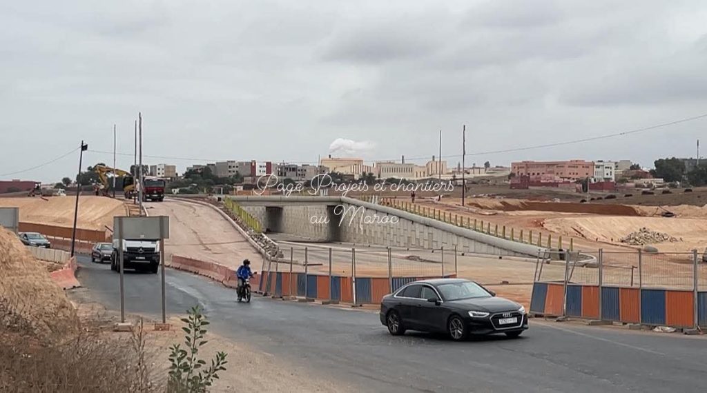 أشغال تهيئة ملتقى عزبان بالبيضاء تدخل اللمسات الأخيرة