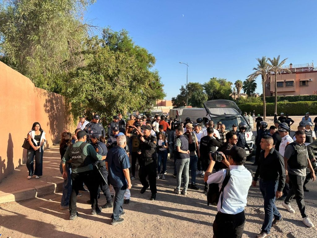 أمن مراكش يتعامل بحضارية مع احتجاجات "جيل زد" (صور)