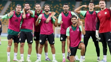 بعثة منتخب الجزائر تصل إلى البيضاء
