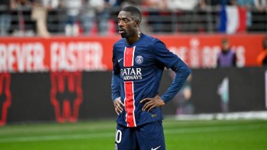 ديمبيلي يبتعد عن الملاعب لأسابيع