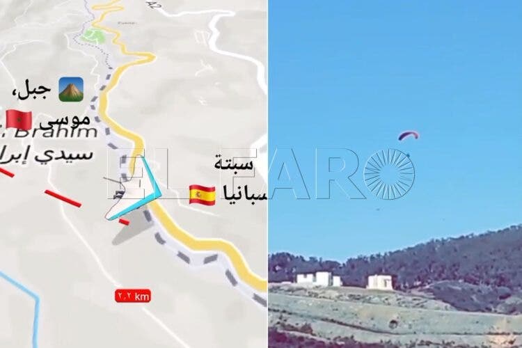 مهاجر يعبر إلى سبتة المحتلة بطائرة شراعية في واقعة غير مسبوقة