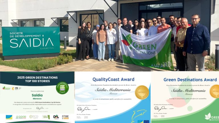تتويج دولي ثلاثي: السعيدية تصبح أول وجهة إفريقية تحصل على شهادة Green Destinations Award
