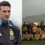 سكالوني يواسي شبان الأرجنتين بعد الخسارة أمام المغرب في نهائي المونديال