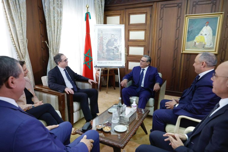 أخنوش يبحث مع "رونو" تعزيز استثمارات المجموعة بالمغرب أخنوش يبحث مع "رونو" تعزيز استثمارات المجموعة بالمغرب