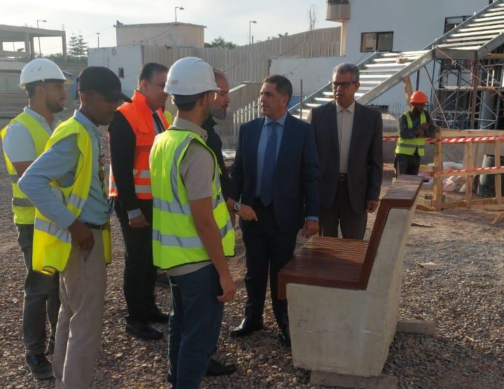 والي أكادير يتفقد أشغال تأهيل المحطة الطرقية استعدادًا لـ"كان"