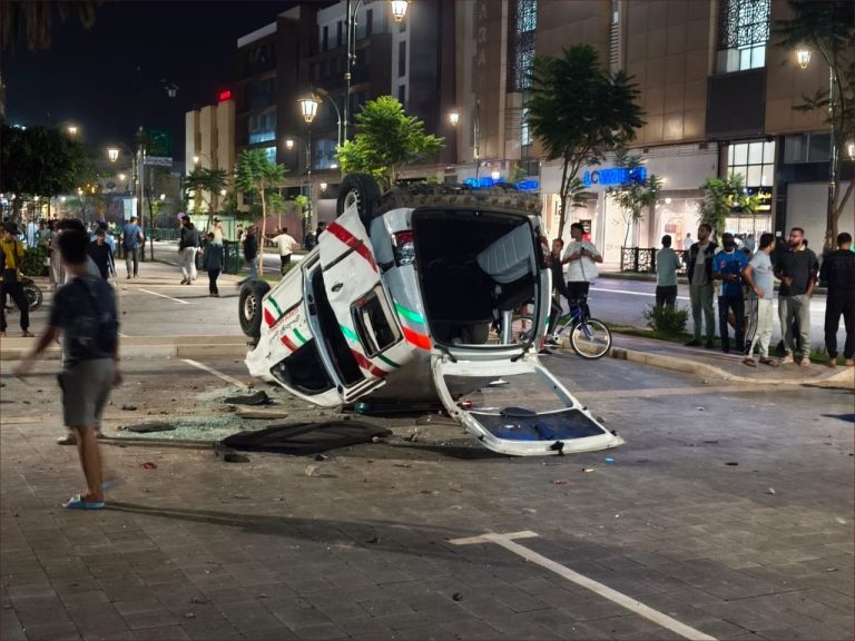 أعمال شغب وتخريب ترافق احتجاجات "جيل Z" في مدن مغربية