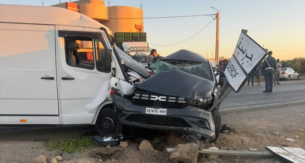 إقليم جرسيف.. إصابة خطيرة في حادثة سير مروعة بطريق صاكة