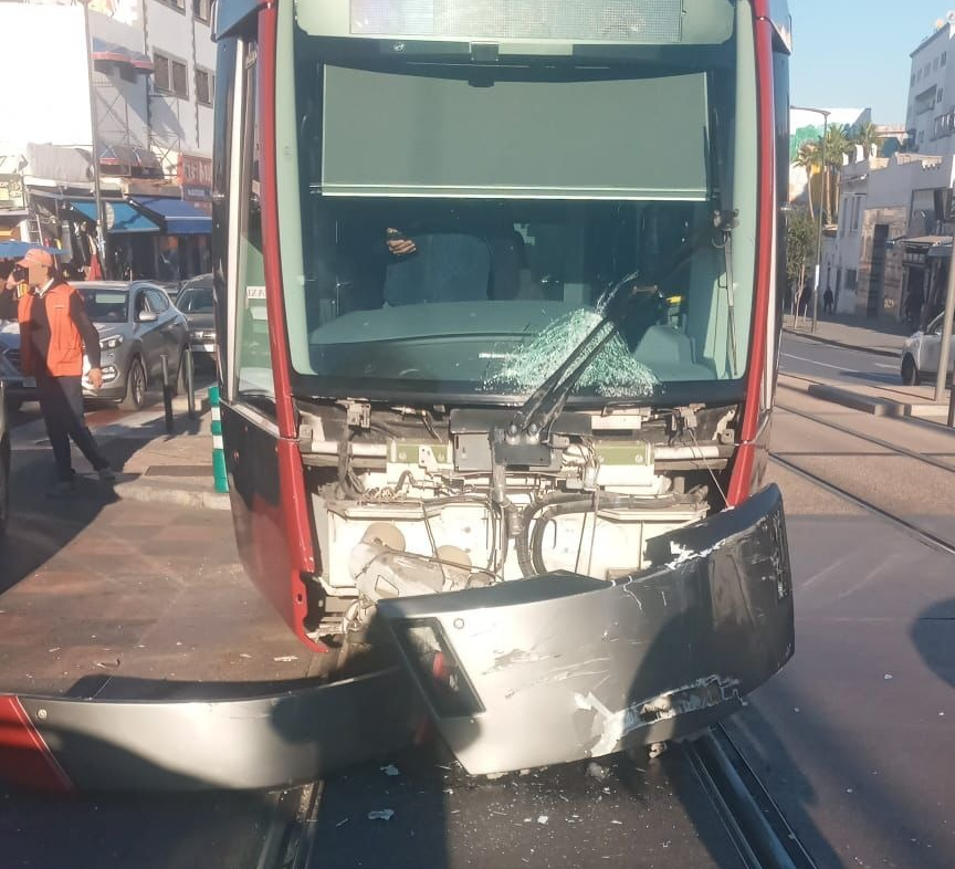 الدار البيضاء: توقف جزئي لحركة الترامواي إثر حادث تصادم