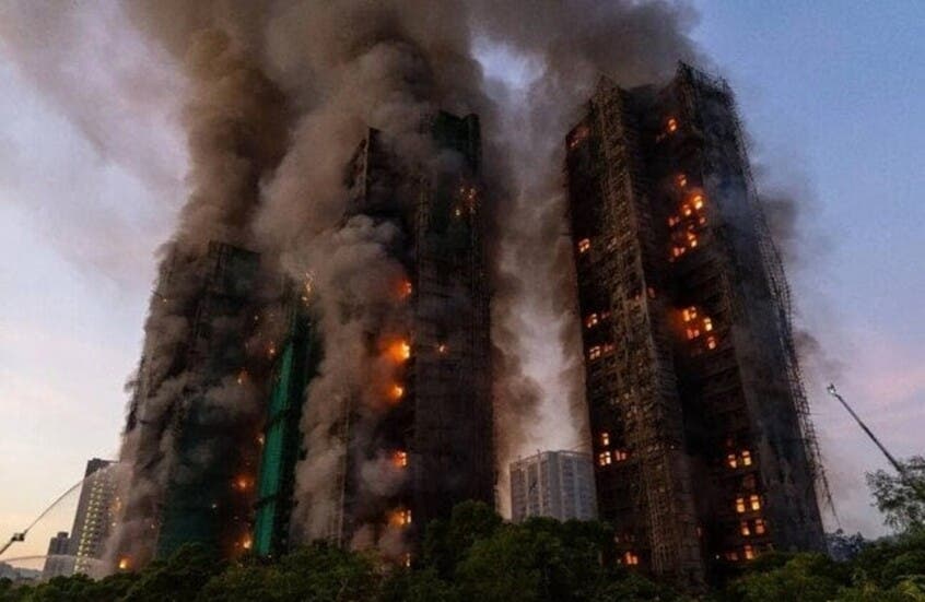 ارتفاع حصيلة ضحايا حريق هونغ كونغ إلى 55 قتيلاً ومفقودين