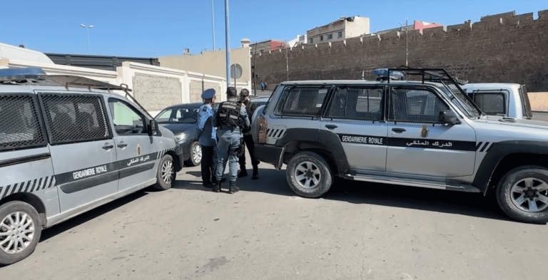 اعتداء على دركي يقود تاجر مخدرات إلى سجن الأوداية اعتداء على دركي يقود تاجر مخدرات إلى سجن الأوداية