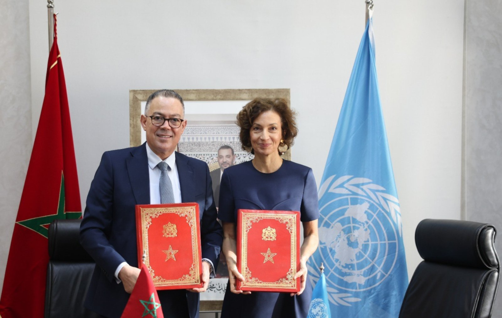 "اليونسكو" و"المغرب 2030" يوقعان اتفاقية لجعل الرياضة رافعة للتنمية والإدماج