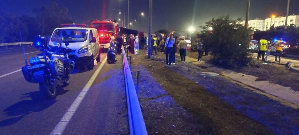 وفاة وإصابات في حادث سير مروع على الطريق السيار بالمحمدية