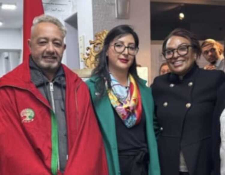 رفيق بوبكر وبشرى أهريش يحظيان بتقدير القنصل العام في لييج ببلجيكا