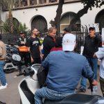 المعاقون أصحاب المأذونيات يحتجون أمام ولاية الدار البيضاء لإنصافهم