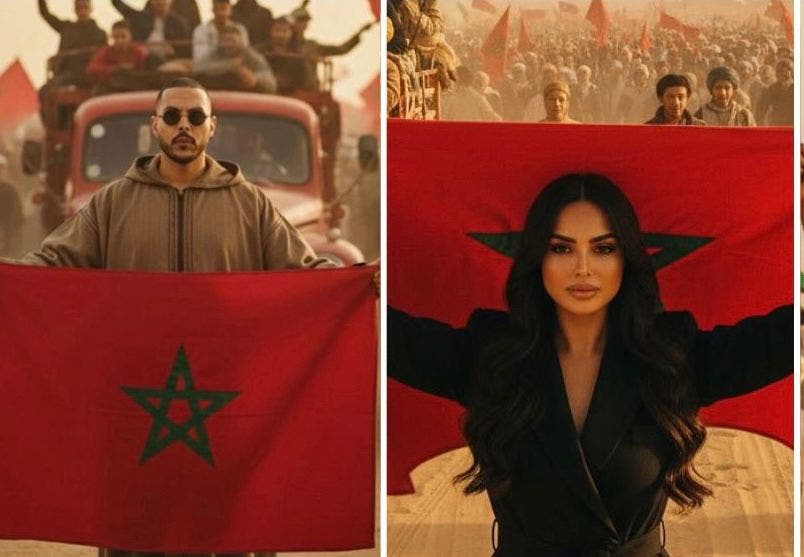 الذكاء الاصطناعي يحتفي بالمسيرة الخضراء: مشاهير مغاربة يحيون الذكرى بصور رقمية مبتكرة