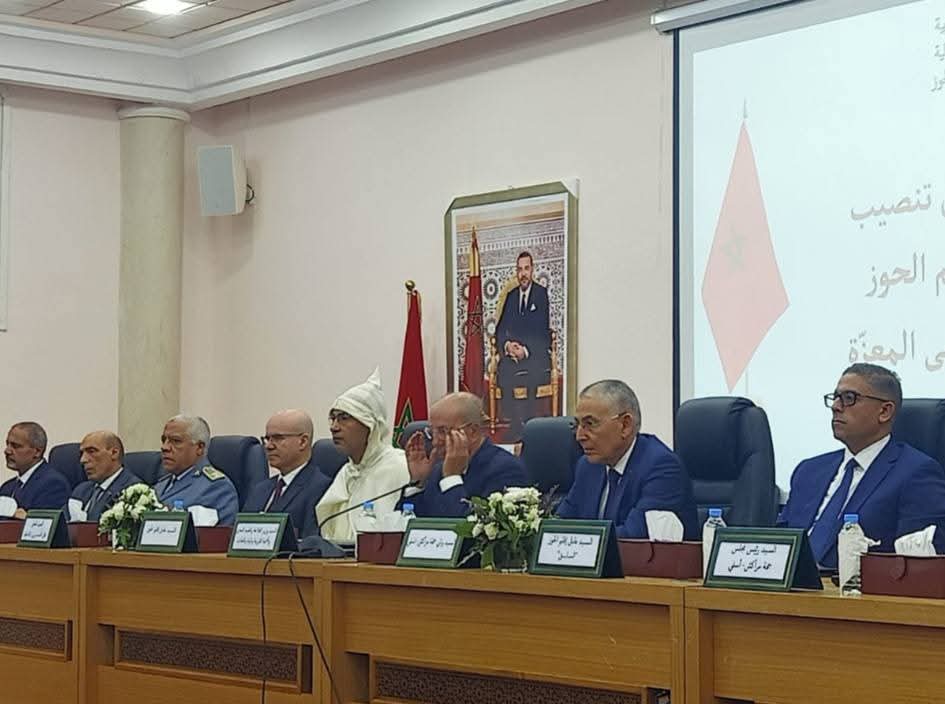 البواري يشرف على تنصيب مصطفى المعزة عاملاً على إقليم الحوز