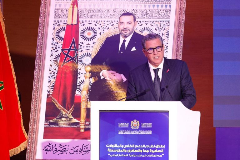 أخنوش يُطلق بالرشيدية نظام دعم جديدًا لتعزيز قدرات المقاولات الصغرى والمتوسطة