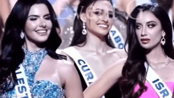 جدل واسع يشعل مواقع التواصل بعد وقوف ملكتي جمال فلسطين وإسرائيل على مسرح واحد