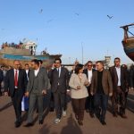 الدريوش تتفقد وحدات صناعية وورش بناء سفن بأكادير وتطلع على إنجازات القطاع البحري