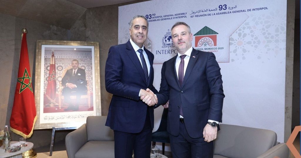 حموشي يعقد 43 اجتماعًا ثنائيًا على هامش جمعية الإنتربول بمراكش