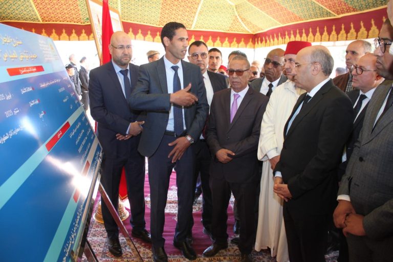 عامل تنغير يدشن مشروعًا بـ3.75 مليون درهم لحماية وادي أزلاك من الفيضانات